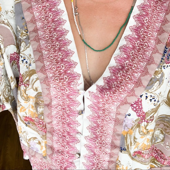 Free People “Catch Me If You Can” Blouse xs - Picture 5 of 8